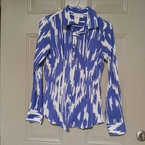 J. Crew Long Sleeve Button Down Blouse Woman  Size XS
